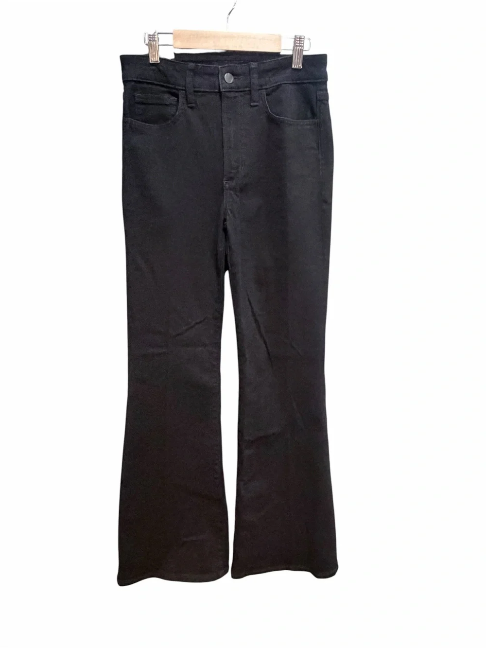 Joe's Jeans Black High-Rise Petite Flare